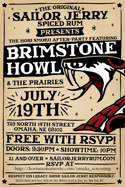 Brimstone Howl and The Prairies.